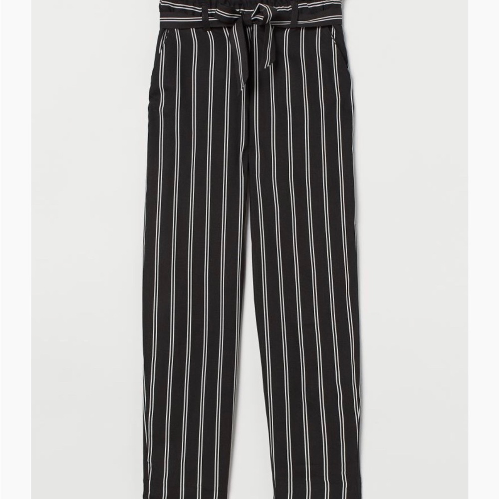 Black and white pants